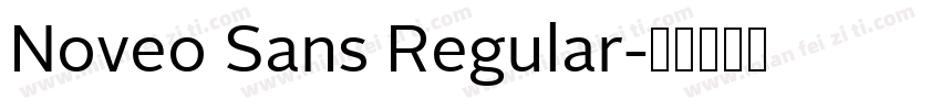 Noveo Sans Regular字体转换
